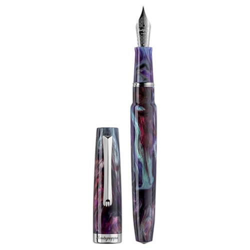 Montegrappa-Tarvisium-fountain-pen-Carson-uncapped-nibsmith