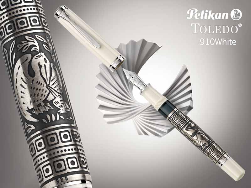 Pelikan-M910-Toledo-White-fountain-pen-hero-nibsmith-800x600