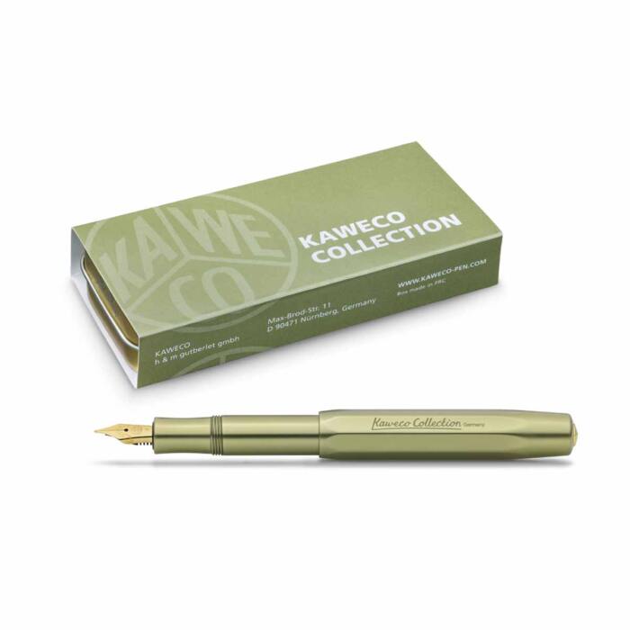 Kaweco-Collection-Olivine-fountain-pen-pen-box-nibsmith