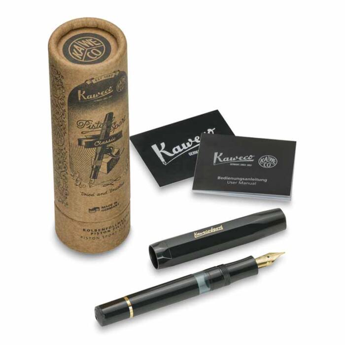 Kaweco-Piston-Sport-Classic-Black-fountain-pen-package-nibsmith-1