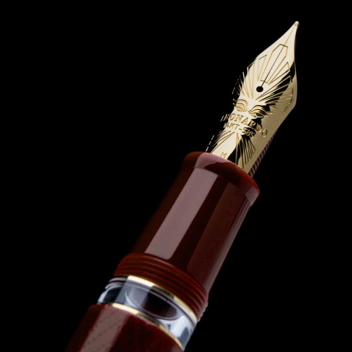 leonardo-dodici-burgundy-fountain-pen-nib-nibsmith