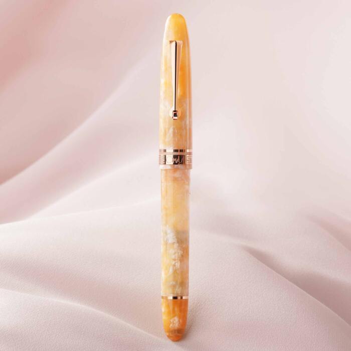 Omas-Ogiva-Peach-Bellini-Rose-Gold-fountain-pen-capped-nibsmith