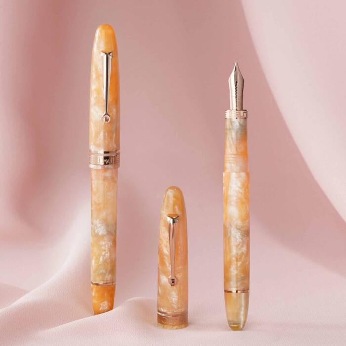 Omas-Ogiva-Peach-Bellini-Rose-Gold-fountain-pen-nibsmith