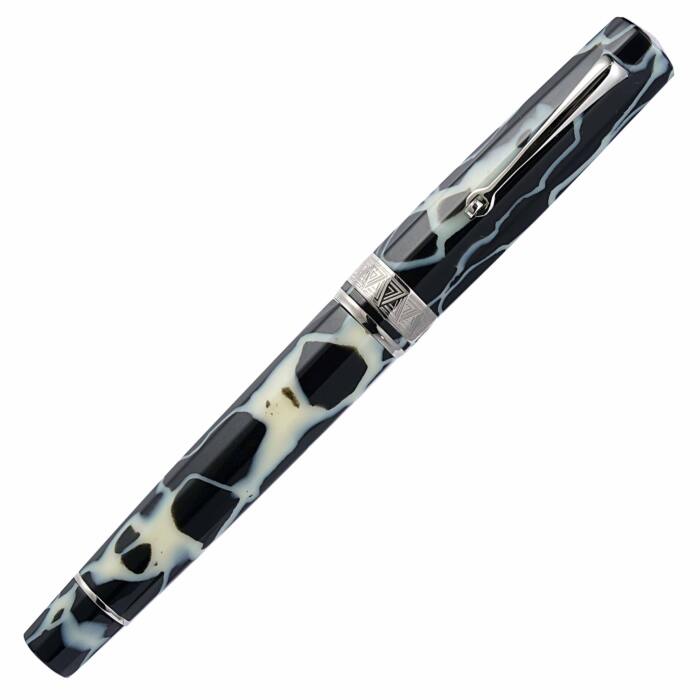 Omas-Paragon-Wild-fountain-pen-silver-trim-capped-nibsmith