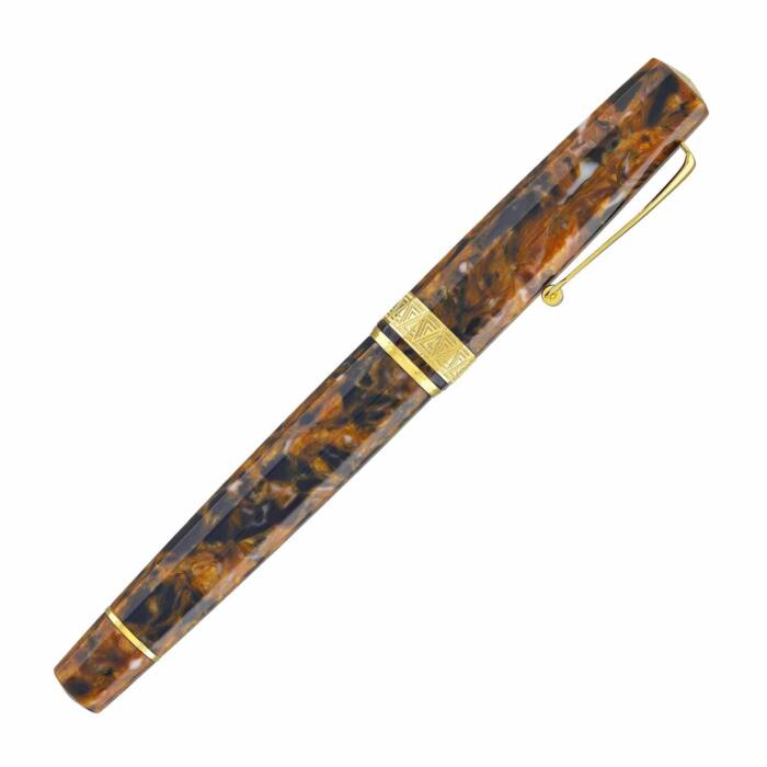 Omas-Paragon-fountain-pen-blue-saffron-capped-nibsmith