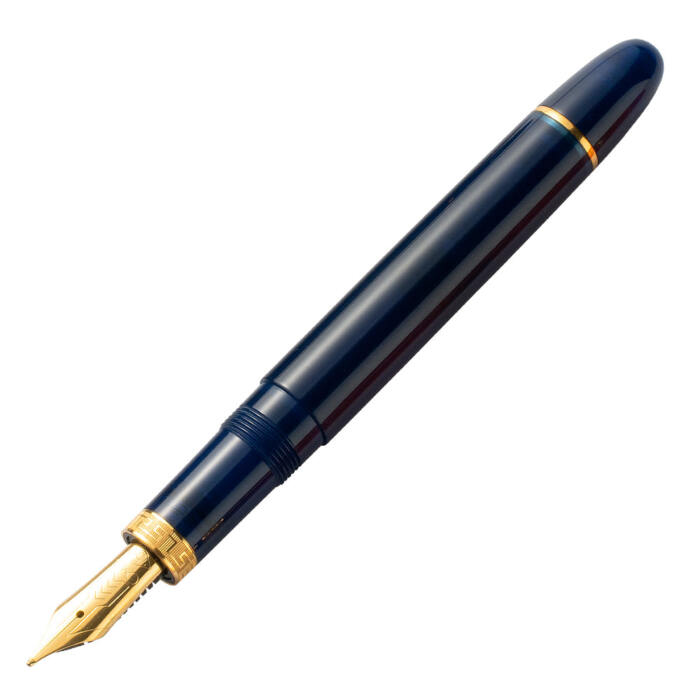 Omas-ogiva-fountain-pen-blu-gold-trim-nibsmith