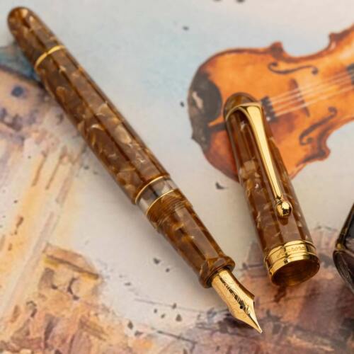 Aurora-88-Cremona-fountain-pen-uncapped-nibsmith-1