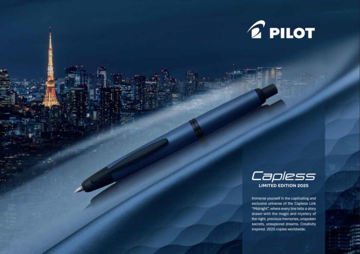PILOT-2025-Limited-Edition-Vanishing-Point-Link-Midnight-fountain-pen-detail-nibsmith