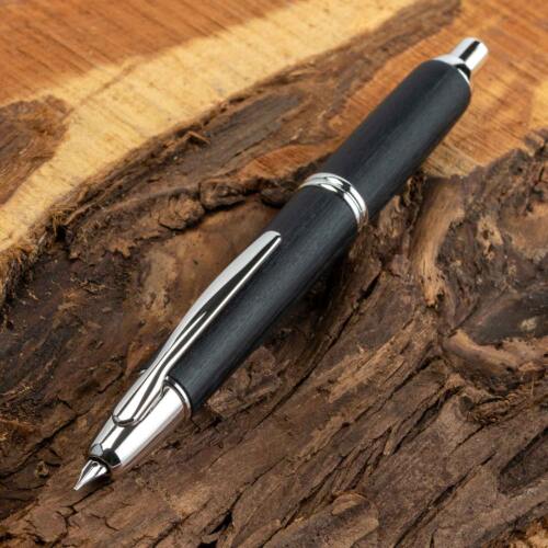 Pilot-Vanishing-Point-Birchwood-Black-fountain-pen-nibsmith