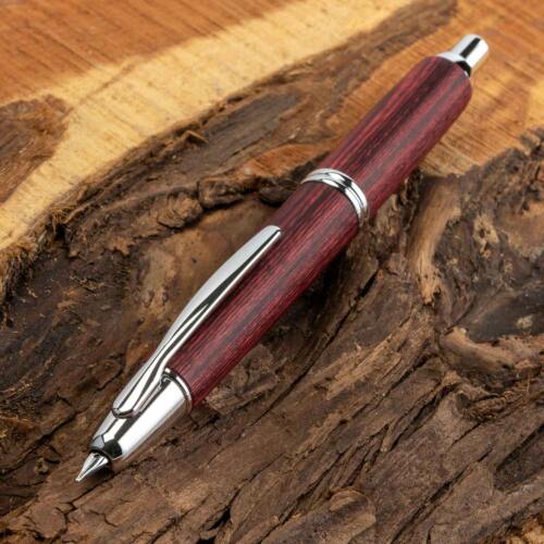Pilot-Vanishing-Point-Birchwood-Red-fountain-pen-nibsmith
